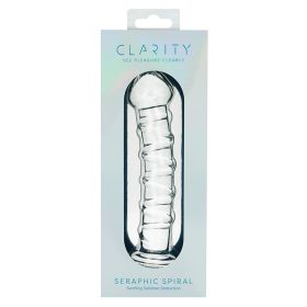 Clarity Glass Dildo Seraphic Spiral