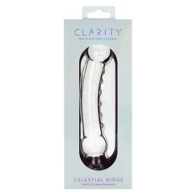 Clarity Glass Dildo Celestial Ridge