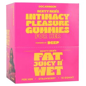 Sexyy Red Hers Sexual Stimulation Gummies Strawberry Display of 12