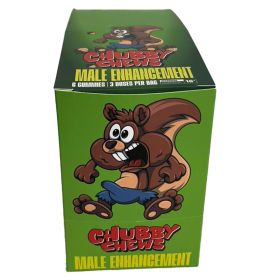 Chubby Chews Single Gummy Display of 20