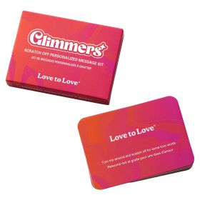 Love To Love Glimmers Personalized Message Kit