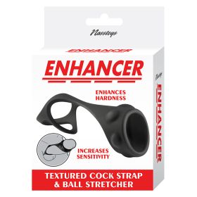 Enhancer Textured Cock Strap & Ball Stretcher
