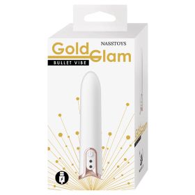 Gold Glam Bullet-White