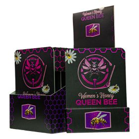 Queen Bee Female Honey Display of 24