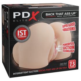 PDX Elite Back That Ass Up Automatic Mega Masturbator-Light