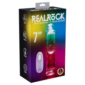 RealRock Wireless Rechargeable LED Vibrating 7"