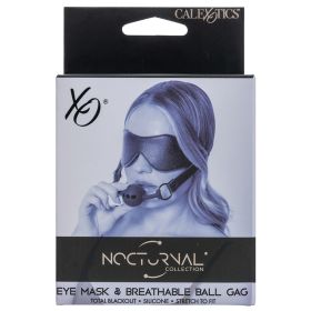 Nocturnal Collection Eye Mask & Breathable Ball Gag