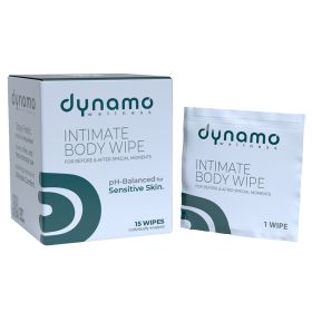 Dynamo Wellness Intimate Body Wipes 15 Pack