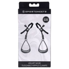 Velvet Noir Tuggable Nipple Clamps