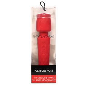 Bloomgasm Pleasure Rose 10x Silicone Wand with Rose Attachment