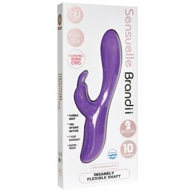 Sensuelle Brandii 10 Function  Double Motor Vibe-Purple