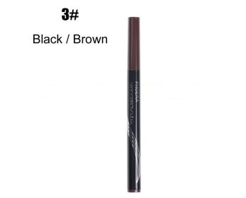 New Long Lasting Ultra-Fine Four-Comb Eyebrow Pencil (Option: Brown)