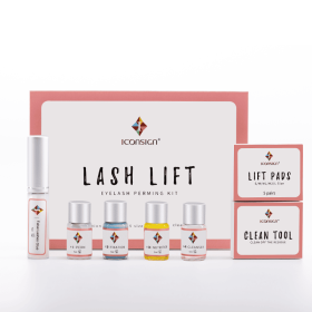 Dropshipping ICONSIGN Lash Lift Kit Lash Lifiting Eyelash Perming Kit Lash Curling Enhancer Eyes Makeup Tools (Option: Same as Photos)
