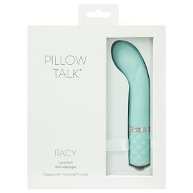 Pillow Talk Racy Mini Massager (Option: Teal 5")