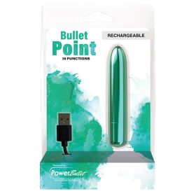PowerBullet Bullet Point 10 Function Rechargeable (Option: Teal 4")