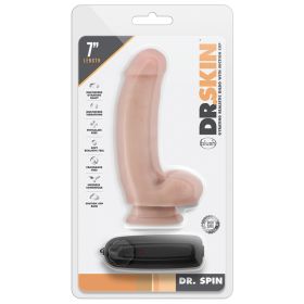 Dr. Skin Dr. Spin Gyrating Realistic Dildo (Option: Vanilla 7")