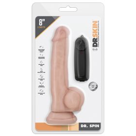 Dr. Skin Dr. Spin Gyrating Realistic Dildo (Option: Vanilla 8")