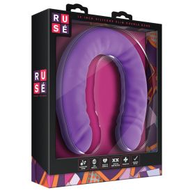Ruse Silicone Slim Double Dong (Option: Purple 18")