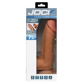 JOCK Hard Core Triple Density Dildo With Balls (Option: Medium 7.5")