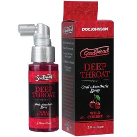 GoodHead Deep Throat Spray (Option: Wild Cherry 2oz)