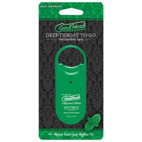 GoodHead Deep Throat Spray To Go (Option: Mint .33oz)