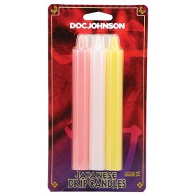 Japanese Drip Candles (Option: Pink 3Pk)
