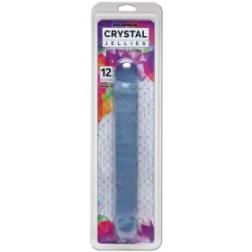 Crystal Jellies Double Dong (Option: Clear 12")