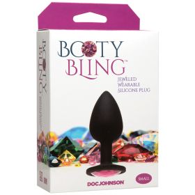 Booty Bling Silicone Plug Small (Option: Pink)