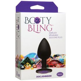 Booty Bling Silicone Plug Small (Option: Purple)