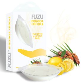 Fuzu Massage Candle (Option: Fiji Dates & lemon Peels)