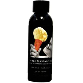 Earthly Body Edible Massage Oil (Option: Vanilla 2oz)