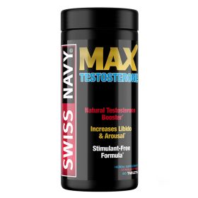MAX Testosterone (Option: 60 Count Bottle)