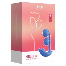 Honey Play Box Melody Pressure Sensing Twin Balls (Option: Blue)