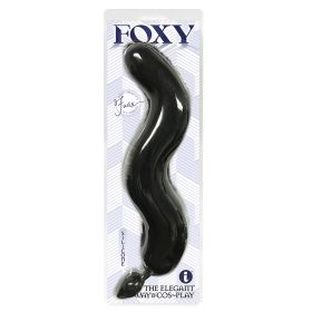 Foxy Silicone Tail Butt Plug (Option: Black)