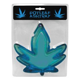 Pot Leaf Ashtray (Option: Blue)