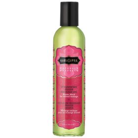 Kama Sutra Naturals Massage Oil (Option: Strawberry Divine 8oz)
