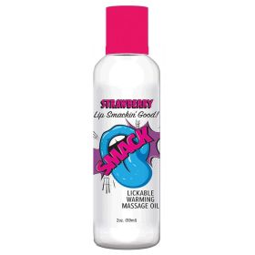 Smack Warming Massage Oil (Option: Strawberry 2oz)