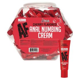 Numb AF Anal Numbing Cream (Option: Cherry 10ml Fishbowl of 65pcs)