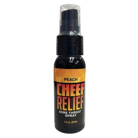 Cheef Relief Throat Spray (Option: Peach 1oz)