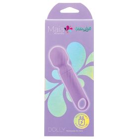 Maia Vibelite Dolly Rechargeable Silicone Mini Wand (Option: Purple)