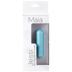 Maia Jessi Rechargeable Mini Bullet (Option: Teal)