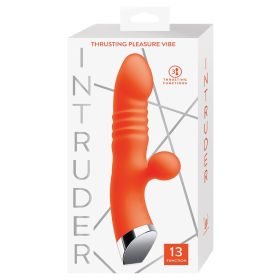 Intruder Thrusting Pleasure Vibe (Option: Tangerine)