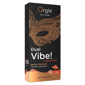 Orgie Dual Vibe! Intimate Arousal Gel (Option: Sex on The Beach)