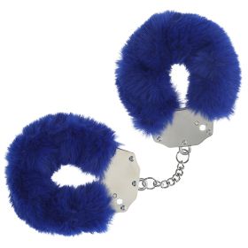 Ouch Heavy Duty Fluffy Handcuffs (Option: Navy)