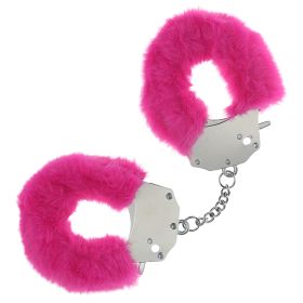 Ouch Heavy Duty Fluffy Handcuffs (Option: Pink)