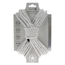 Ouch! Bondage Rope 10 Meter (Option: Silver)