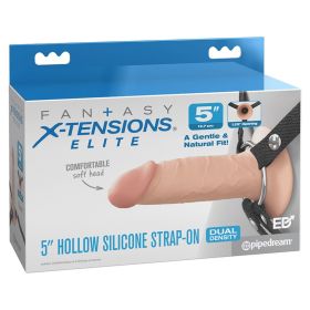 Fantasy X (Option: Tensions Elite Hollow Strap On Dual Density Light 5")