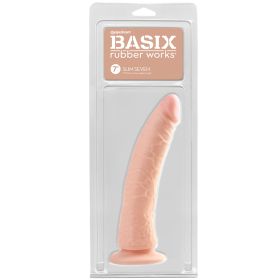 Basix Rubber Works Slim Dong with Suction Cup (Option: Light 7")