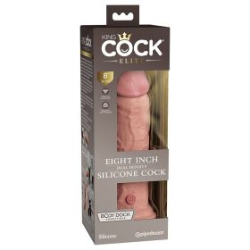 King Cock Elite Dual Density Silicone Cock (Option: Light 8")