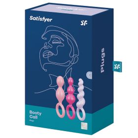 Satisfyer Booty Call Plugs (Option: Assorted Colors (Set Of 3))